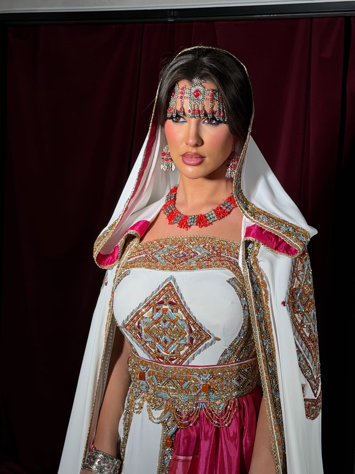 Robe de mariee Kabyle rose